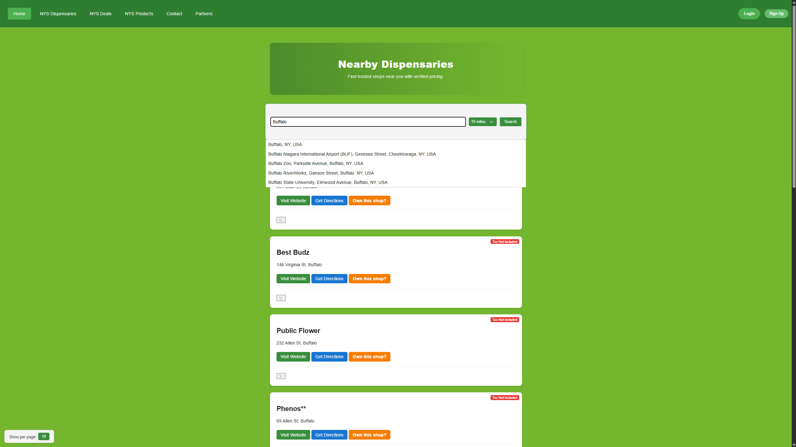 Screenshot of project 3
